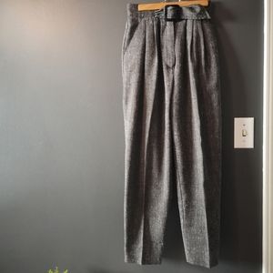 Vintage high waisted pleated pants